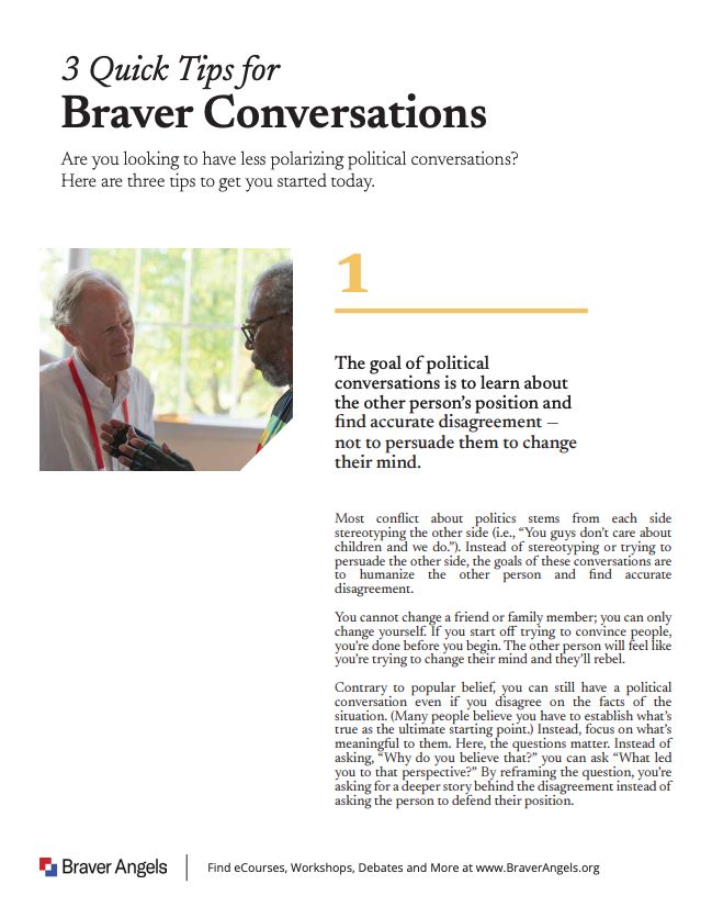 3 quick tips for braver conversations